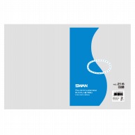 SWAN 規格ポリ袋 スワンポリエチレン袋 0.02mm厚 No.216(16号) 紐なし 100枚