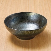 山万 黒彩　25cm　深大鉢  01216-139 1個（ご注文単位1個）【直送品】