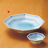 山万 藍流し　八角皿  04013-149 1個（ご注文単位1個）【直送品】