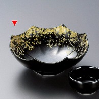 山万 黒釉　金タタキ八角刺身鉢  04915-179 1個（ご注文単位1個）【直送品】