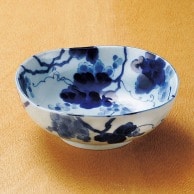 山万 藍染ぶどう三角　5.5鉢  06522-179 1個（ご注文単位1個）【直送品】