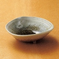 山万 織部かすみ片押三ッ足　5.0鉢  07519-579 1個（ご注文単位1個）【直送品】