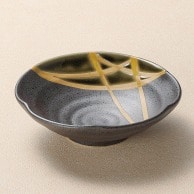 山万 織部黄星平小鉢  08513-339 1個（ご注文単位1個）【直送品】