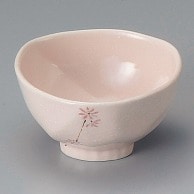 山万 ピンク小花三　角小鉢  09724-309 1個（ご注文単位1個）【直送品】