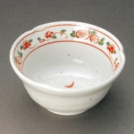 山万 粉引赤絵万歴小鉢  10019-449 1個（ご注文単位1個）【直送品】