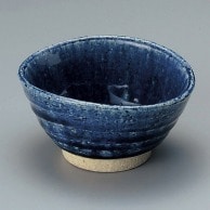 山万 紺楕円小鉢  10105-309 1個（ご注文単位1個）【直送品】