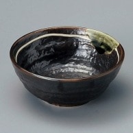 山万 黒釉白ライン玉割  10327-579 1個（ご注文単位1個）【直送品】