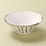 山万 錆粉引しのぎ深鉢　小  11215-409 1個（ご注文単位1個）【直送品】