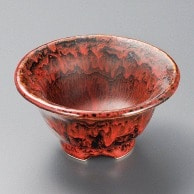 山万 赤天目流し　丸小鉢　大  11218-029 1個（ご注文単位1個）【直送品】