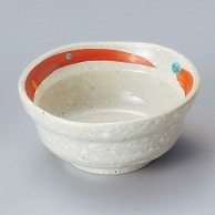 山万 赤絵点紋小鉢　大  11316-449 1個（ご注文単位1個）【直送品】