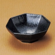 山万 黒結晶八角小付  11830-199 1個（ご注文単位1個）【直送品】