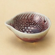 山万 辰砂鯛珍味鉢  13736-269 1個（ご注文単位1個）【直送品】