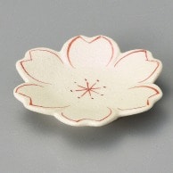 山万 赤絵　桜皿  14122-579 1個（ご注文単位1個）【直送品】