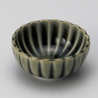 山万 織部　菊型珍味  14204-589 1個（ご注文単位1個）【直送品】