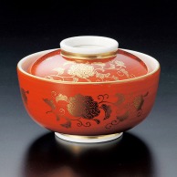 山万 赤巻唐草　円菓子碗  16205-589 1個（ご注文単位1個）【直送品】