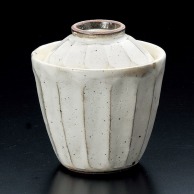 山万 粉引面取り　むし碗  16617-339 1個（ご注文単位1個）【直送品】