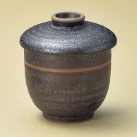 山万 黒鉄砂　むし碗　小  17213-549 1個（ご注文単位1個）【直送品】