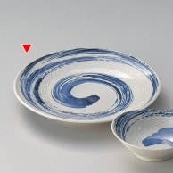 山万 粉引清流　天皿  21927-029 1個（ご注文単位1個）【直送品】