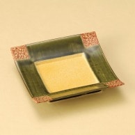 山万 四方錆織部四角皿  31404-189 1個（ご注文単位1個）【直送品】