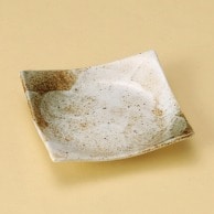 山万 雪志野正角　4.5皿  31730-179 1個（ご注文単位1個）【直送品】