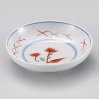 山万 赤絵　花筋　3寸皿  33513-439 1個（ご注文単位1個）【直送品】