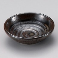 山万 伊賀　ウズ黒小皿  33915-419 1個（ご注文単位1個）【直送品】