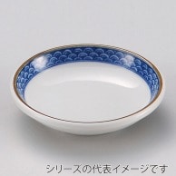 山万 渕青海波玉　2.8皿  34019-209 1個（ご注文単位1個）【直送品】