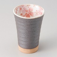 山万 粉引　舞桜　フリーカップ　ピンク  35019-279 1個（ご注文単位1個）【直送品】