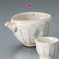 山万 粉引　面取片口冷酒器  35633-339 1個（ご注文単位1個）【直送品】