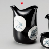 山万 鳥獣戯画　袋酒器スリム　黒  35822-469 1個（ご注文単位1個）【直送品】