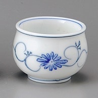 山万 白磁　菱菊盃  36416-309 1個（ご注文単位1個）【直送品】