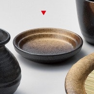 山万 黒備前　金茶吹　丸薬味皿  38433-479 1個（ご注文単位1個）【直送品】