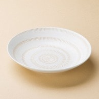 山万 かんな丸　7.5多用皿  39517-029 1個（ご注文単位1個）【直送品】