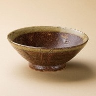 山万 備前　流し　7.0反丼  39608-189 1個（ご注文単位1個）【直送品】