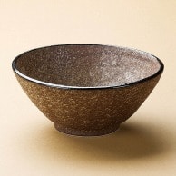 山万 アース　茶　手捻り　6.3丼  39622-109 1個（ご注文単位1個）【直送品】