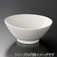 山万 粉引き白　6.5丼  39716-449 1個（ご注文単位1個）【直送品】