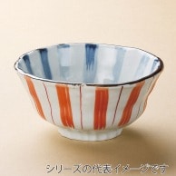 山万 赤絵　十草変型　5.5丼  40616-259 1個（ご注文単位1個）【直送品】