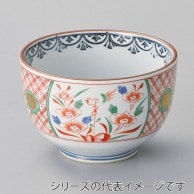 山万 赤絵　万暦夏目形　4.5丼  40911-139 1個（ご注文単位1個）【直送品】