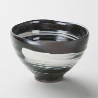 山万 黒陶刷毛目　45丼  41205-519 1個（ご注文単位1個）【直送品】