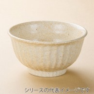 山万 窯変　志野　しのぎ　5.5丼  41441-409 1個（ご注文単位1個）【直送品】