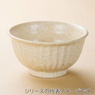 山万 窯変　志野　しのぎ　5.0丼  41442-409 1個（ご注文単位1個）【直送品】