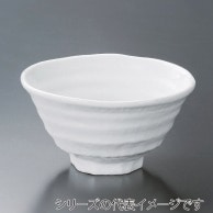 山万 白強化ろくべ茶碗　中  41521-249 1個（ご注文単位1個）【直送品】