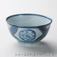 山万 錆格子丸紋トチリ　5.5丼  41537-179 1個（ご注文単位1個）【直送品】