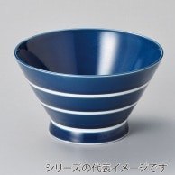 山万 有田焼　ボーダーくらわんか丼　青  41812-739 1個（ご注文単位1個）【直送品】