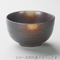 山万 黒備前　ロクロ目　4.0丼  41932-179 1個（ご注文単位1個）【直送品】