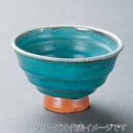 山万 トルコブルー　4寸高浜丼  42215-269 1個（ご注文単位1個）【直送品】