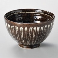 山万 黒釉　白一珍　4.0京丼  42410-189 1個（ご注文単位1個）【直送品】