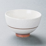 山万 粉引　サビ線丸碗  42503-029 1個（ご注文単位1個）【直送品】