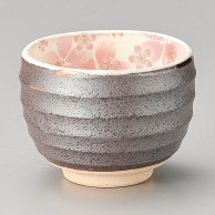 山万 粉引　舞桜一服碗　ピンク  43322-279 1個（ご注文単位1個）【直送品】