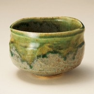 山万 織部　流し抹茶碗  43421-449 1個（ご注文単位1個）【直送品】